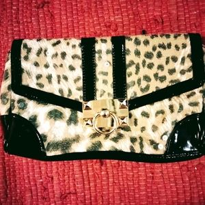 Betsey Johnson sequin clutch purse